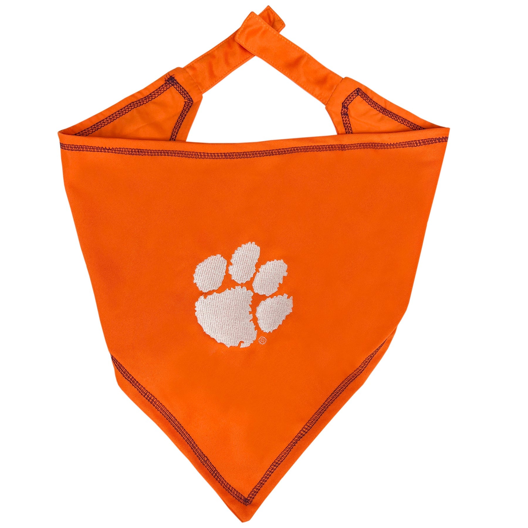 Clemson Tie Around Bandana Pets First