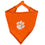 Clemson Tie Around Bandana Pets First