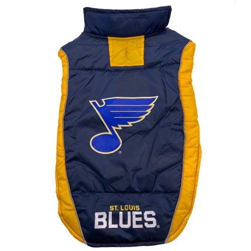 ST LOUIS BLUES PUFFER VEST Pets First