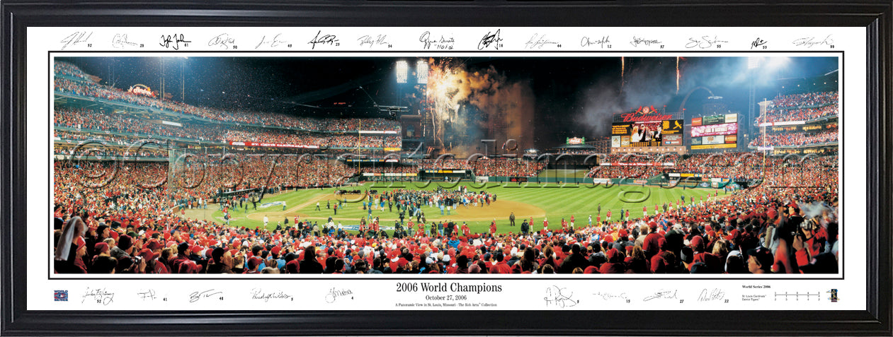 MO-197 Cardinals 2006 World Series Champions with facsimile signatures - 757 Sports Collectibles