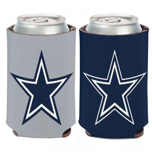 NFL 2 Sided Can Cooler Dallas Cowboys Logo