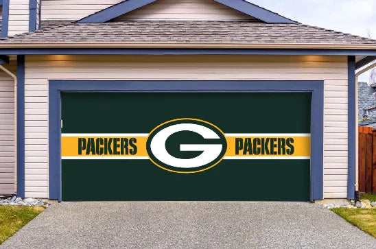Imperial Green Bay Packers Double Garage Door Cover