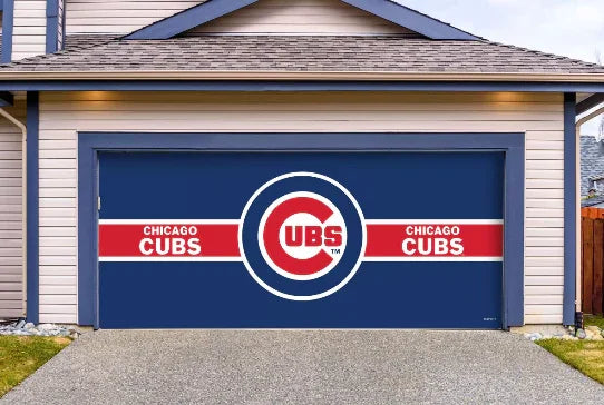 Imperial Chicago Cubs Double Garage Door Cover