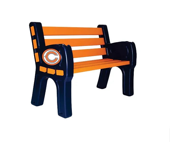 Imperial Chicago Bears Park Bench