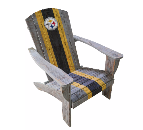 Imperial Pittsburgh Steelers Wood Adirondack Chair