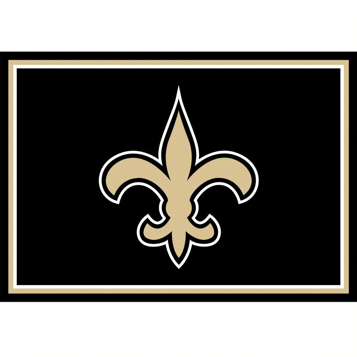 New Orleans Saints 3x4 Area Rug