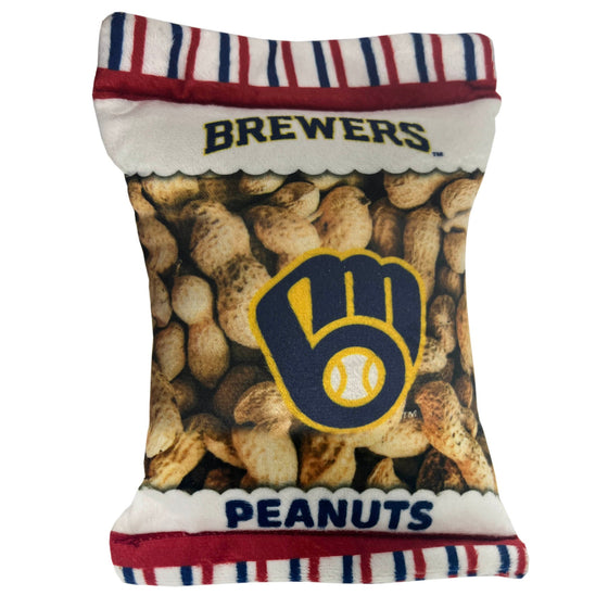MILWAUKEE BREWERS PEANUT BAG TOY Pets First