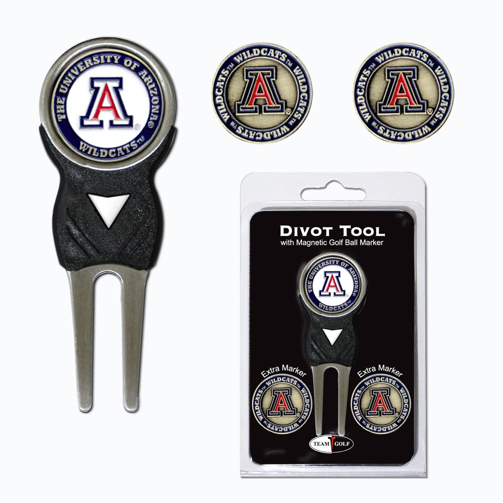 Arizona Wildcats Divot Tool Pack With 3 Golf Ball Markers - 757 Sports Collectibles