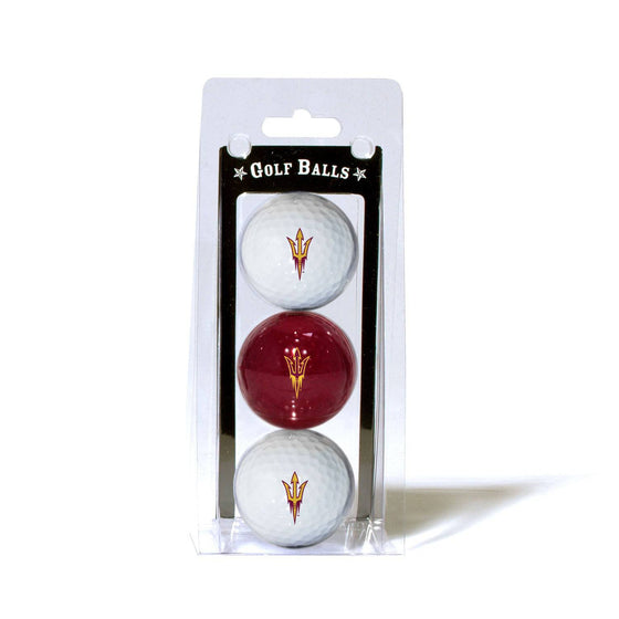 Arizona State Sun Devils 3 Golf Ball Pack - 757 Sports Collectibles