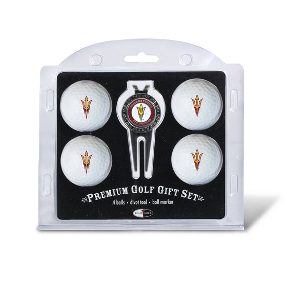 Arizona State Sun Devils 4 Golf Ball And Divot Tool Set - 757 Sports Collectibles