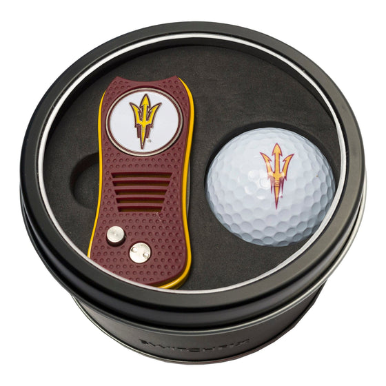 Arizona State Sun Devils Tin Set - Switchfix, Golf Ball - 757 Sports Collectibles