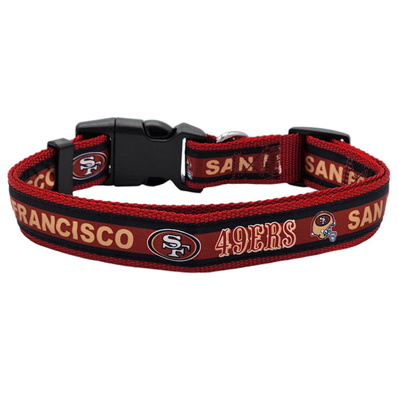 SAN FRANCISCO 49ERS SATIN COLLAR Pets First - 757 Sports Collectibles