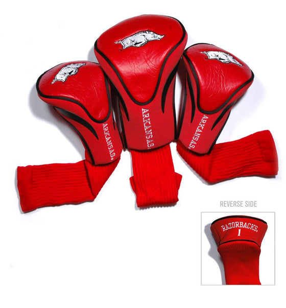Arkansas Razorbacks 3 Pack Contour Head Covers - 757 Sports Collectibles