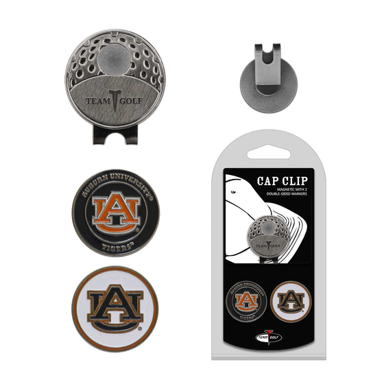 Auburn Tigers Cap Clip With 2 Golf Ball Markers - 757 Sports Collectibles