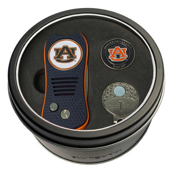 Auburn Tigers Tin Set - Switchfix, Cap Clip, Marker - 757 Sports Collectibles