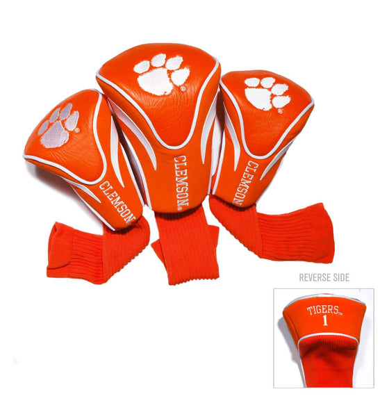 Clemson Tigers 3 Pack Contour Head Covers - 757 Sports Collectibles