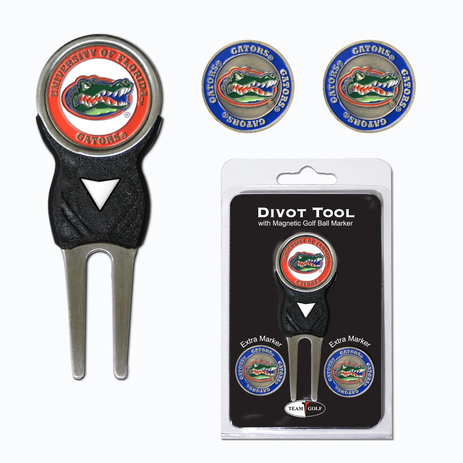 Florida Gators Divot Tool Pack With 3 Golf Ball Markers - 757 Sports Collectibles