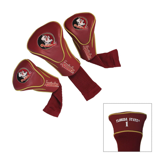 Florida State Seminoles 3 Pack Contour Head Covers - 757 Sports Collectibles