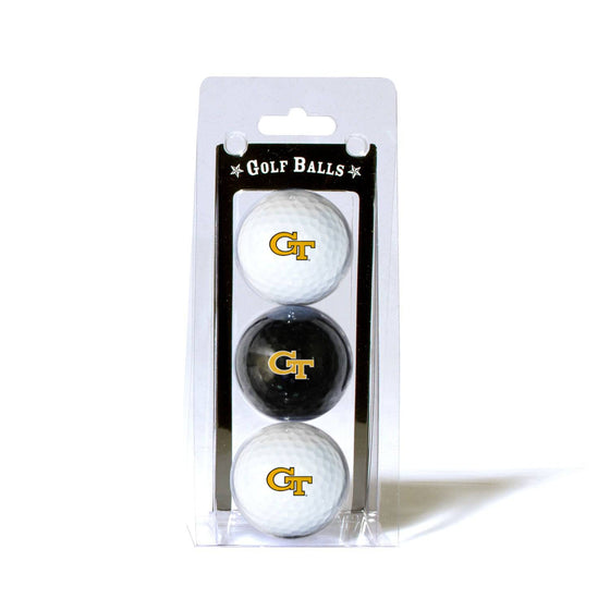 Georgia Tech Yellow Jackets 3 Golf Ball Pack - 757 Sports Collectibles