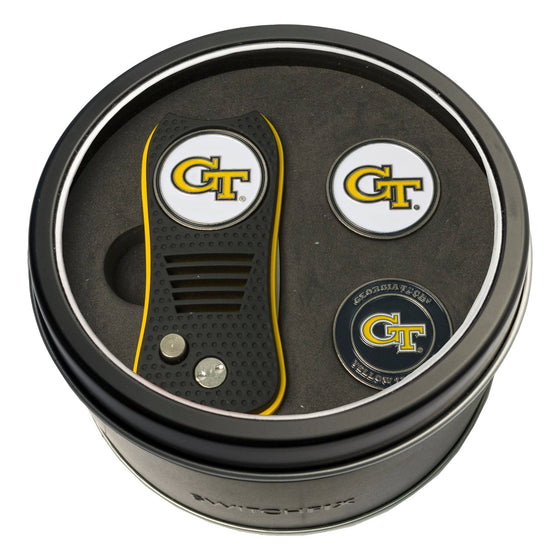 Georgia Tech Yellow Jackets Tin Set - Switchfix, 2 Markers - 757 Sports Collectibles