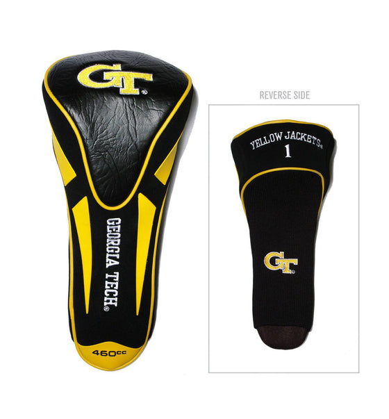 Georgia Tech Yellow Jackets Single Apex Driver Head Cover - 757 Sports Collectibles