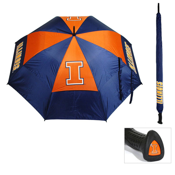 Illinois Fighting Illini Golf Umbrella - 757 Sports Collectibles