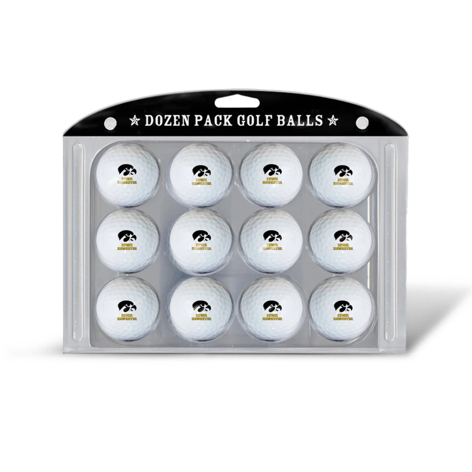 Iowa Hawkeyes Golf Balls, 12 Pack - 757 Sports Collectibles