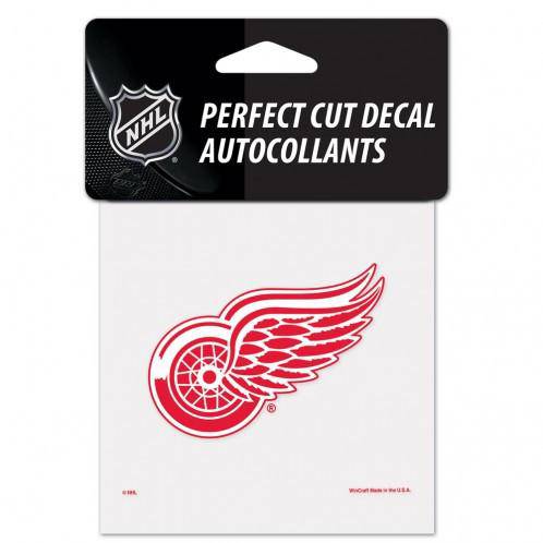 Detroit Red Wings Perfect Cut 4x4 Diecut Decal - 757 Sports Collectibles