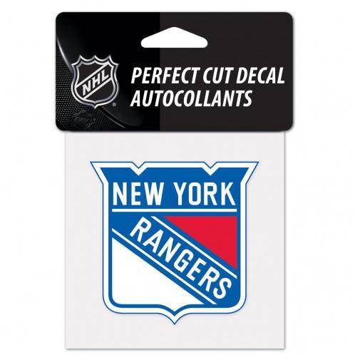 New York Rangers Perfect Cut 4x4 Diecut Decal - 757 Sports Collectibles