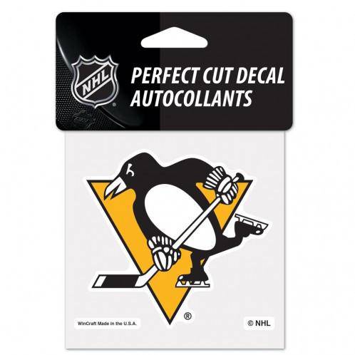 Pittsburgh Penguins Perfect Cut 4x4 Diecut Decal - 757 Sports Collectibles