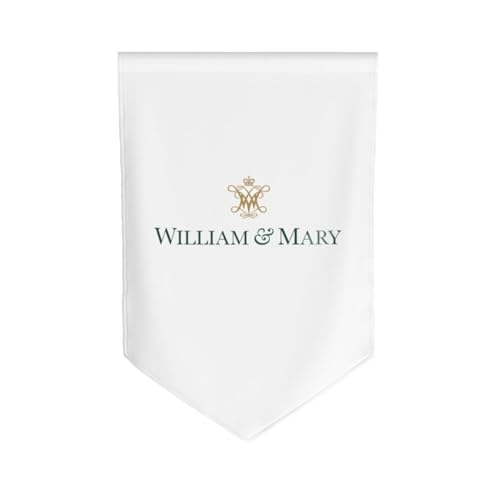 College Of William And Mary Logo Garden Flag - Double Sided Banners For Outdoor Indoor Home Garden Yard Decorations - 757 Sports Collectibles