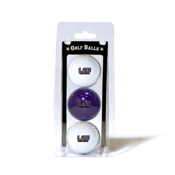 LSU Tigers 3 Golf Ball Pack - 757 Sports Collectibles