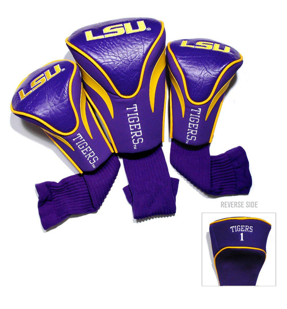 LSU Tigers 3 Pack Contour Head Covers - 757 Sports Collectibles
