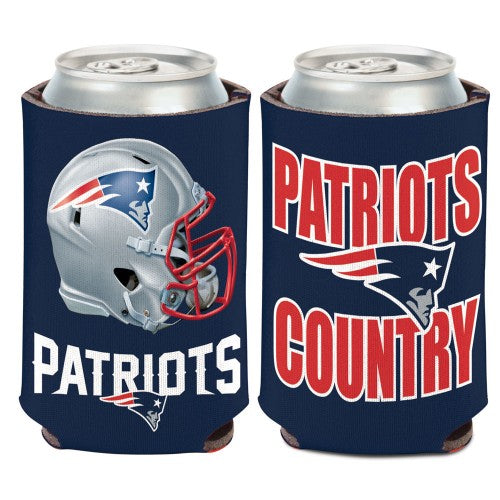 New England Patriots "Patriots Country" 2-Sided Neoprene Can Coolor Koozie