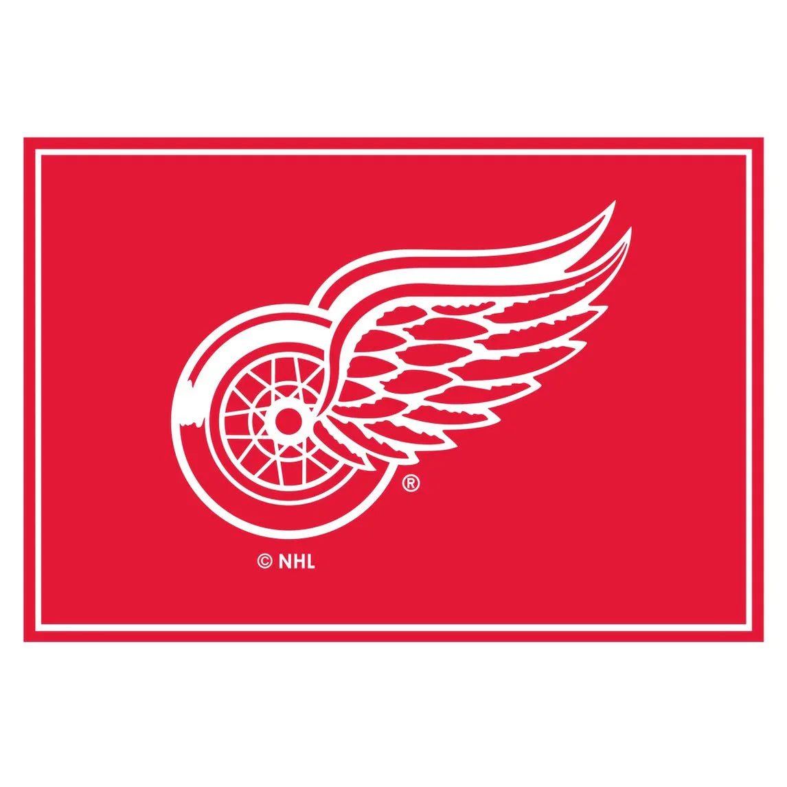 Detroit Red Wings 3x4 Area Rug