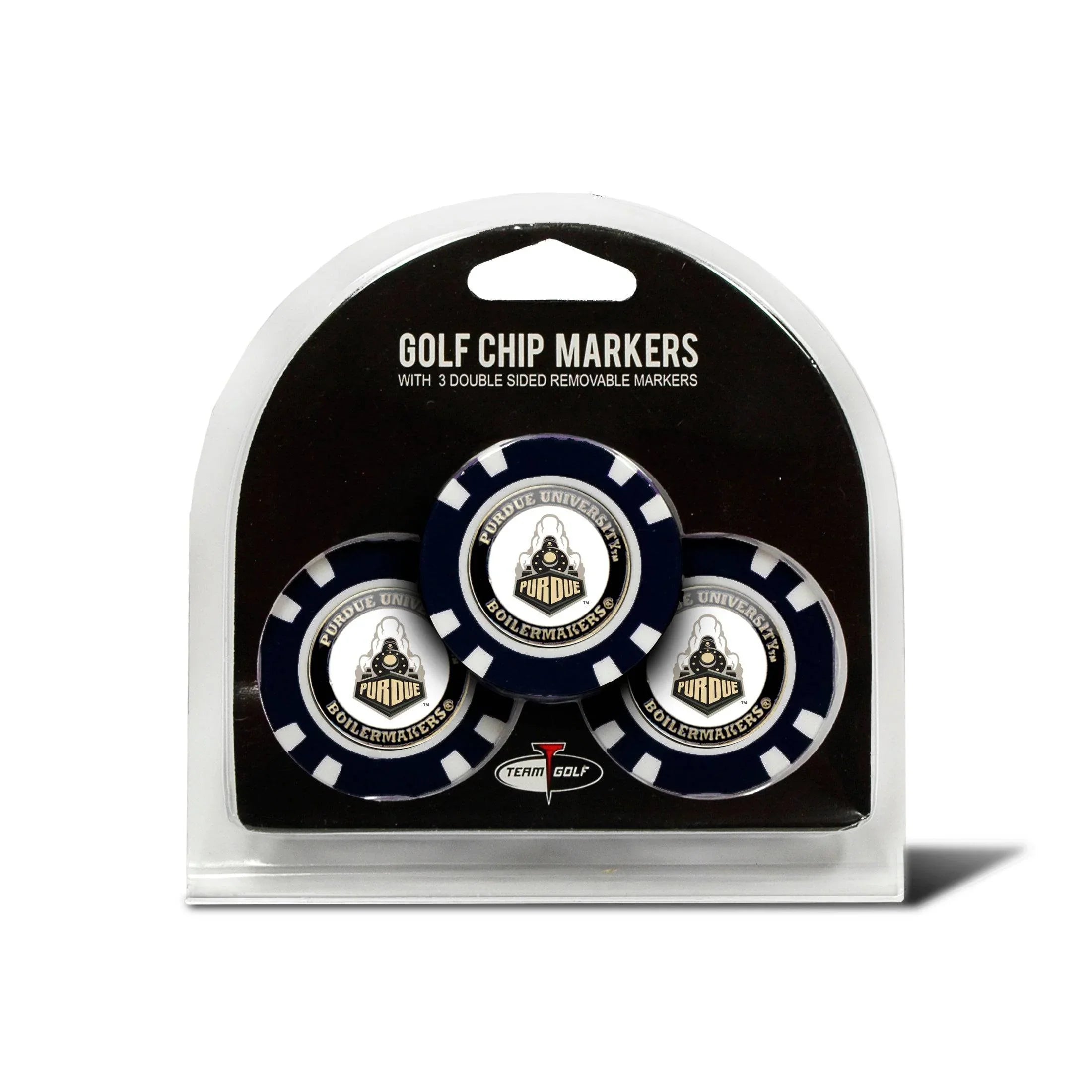 Purdue Boilermakers 3 Pack Golf Chip Ball Markers - 757 Sports Collectibles