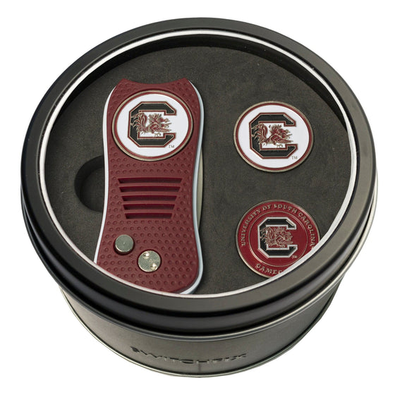 South Carolina Gamecocks Tin Set - Switchfix, 2 Markers - 757 Sports Collectibles