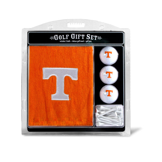 Tennessee Volunteers Embroidered Golf Towel, 3 Golf Ball, And Golf Tee Set - 757 Sports Collectibles