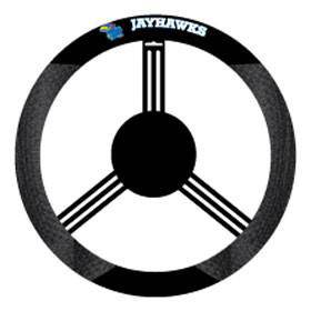 Kansas Jayhawks Steering Wheel Cover - Mesh (CDG) - 757 Sports Collectibles