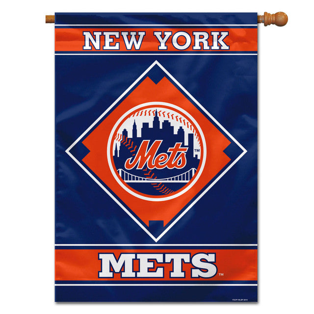 New York Mets Flag 28x40 House 1-Sided - 757 Sports Collectibles
