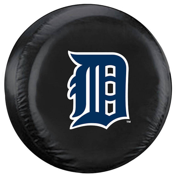 Detroit Tigers Black Tire Cover - Standard Size (CDG) - 757 Sports Collectibles