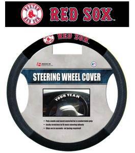 Boston Red Sox Steering Wheel Cover - Mesh (CDG) - 757 Sports Collectibles