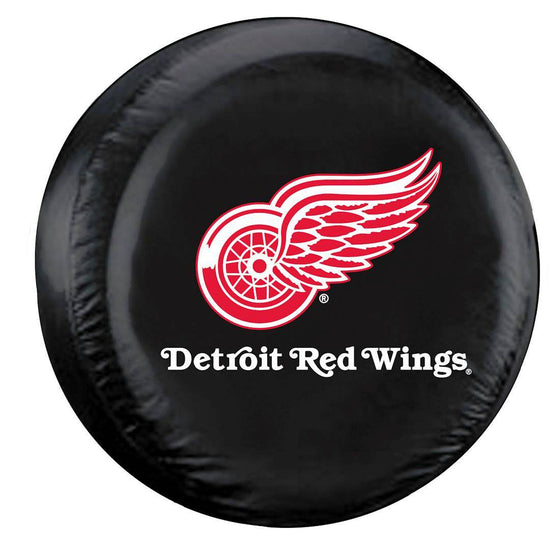 Detroit Red Wings Black Tire Cover - Standard Size (CDG) - 757 Sports Collectibles