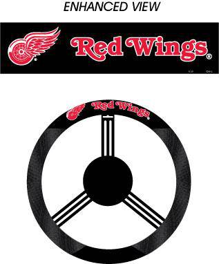 Detroit Red Wings Steering Wheel Cover - Mesh (CDG) - 757 Sports Collectibles