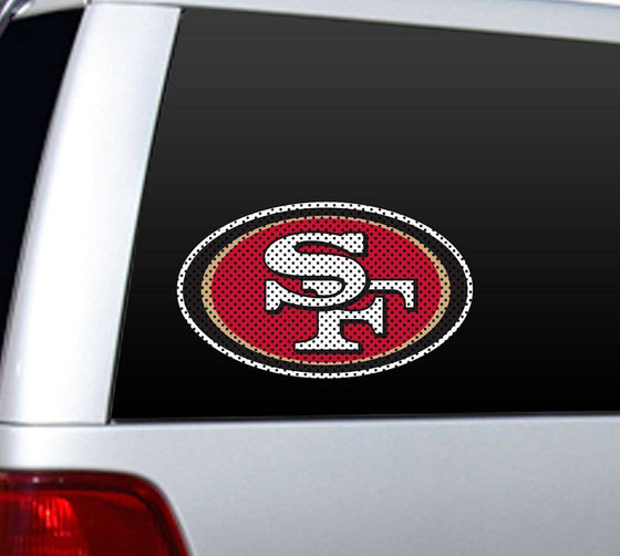 San Francisco 49ers Large Die-Cut Window Film (CDG) - 757 Sports Collectibles