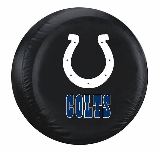 Indianapolis Colts Black Tire Cover - Standard Size (CDG) - 757 Sports Collectibles