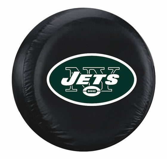 New York Jets Black Tire Cover - Standard Size (CDG) - 757 Sports Collectibles