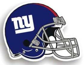 New York Giants 12" Helmet Car Magnet (CDG) - 757 Sports Collectibles