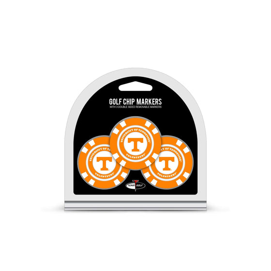 Tennessee Volunteers 3 Pack Golf Chip Ball Markers - 757 Sports Collectibles