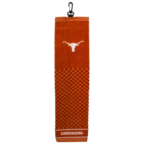 Texas Longhorns Embroidered Golf Towel - 757 Sports Collectibles